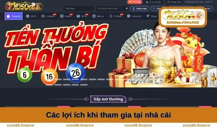 Giới Thiệu XOSO66 2 Các lợi ích khi tham gia