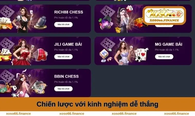 Chiến lược với kinh nghiệm dễ thắng