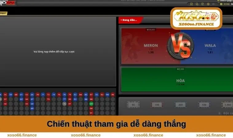 Đá Gà XOSO66 2 Chiến thuật tham gia dễ dàng thắng