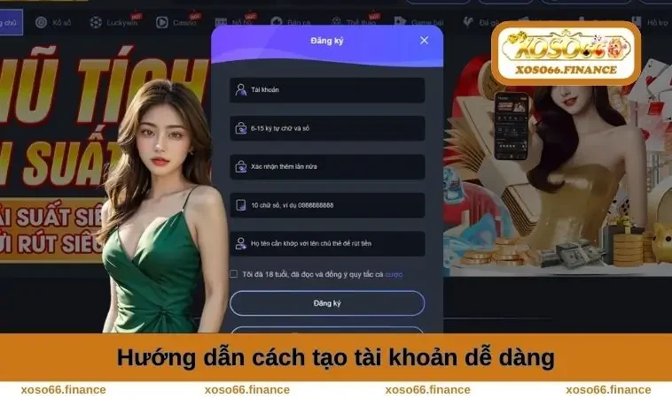 Đăng Ký XOSO66 2 Hướng dẫn cách tạo tài khoản dễ dàng